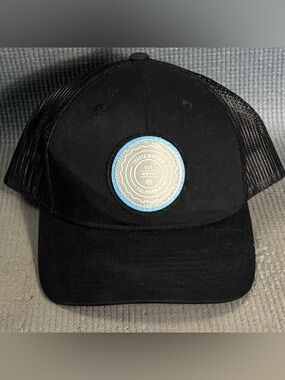 TravisMathew "The Patch" Snapback Hat Black Mesh-Back Cap